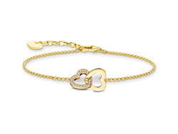 Thomas Sabo Armband Damen Verschlungene Herzen vergoldet Thomas Sabo Armband Damen Verschlungene Herzen vergoldet
